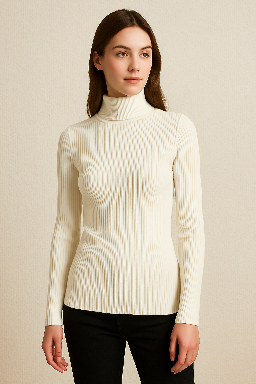 4B7186F6-08BF-4325-90AA-58A917C44E5B Cotton Turtleneck sweater - Image 1
