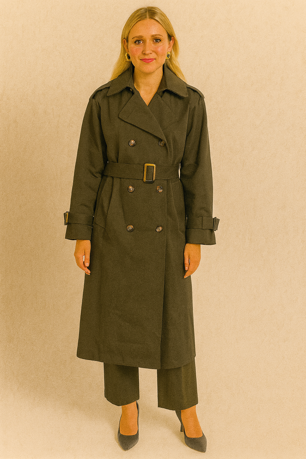 DBC37233-1E20-424E-BEF4-F26D162EE153 Cotton gabardine trench coat - Image 1