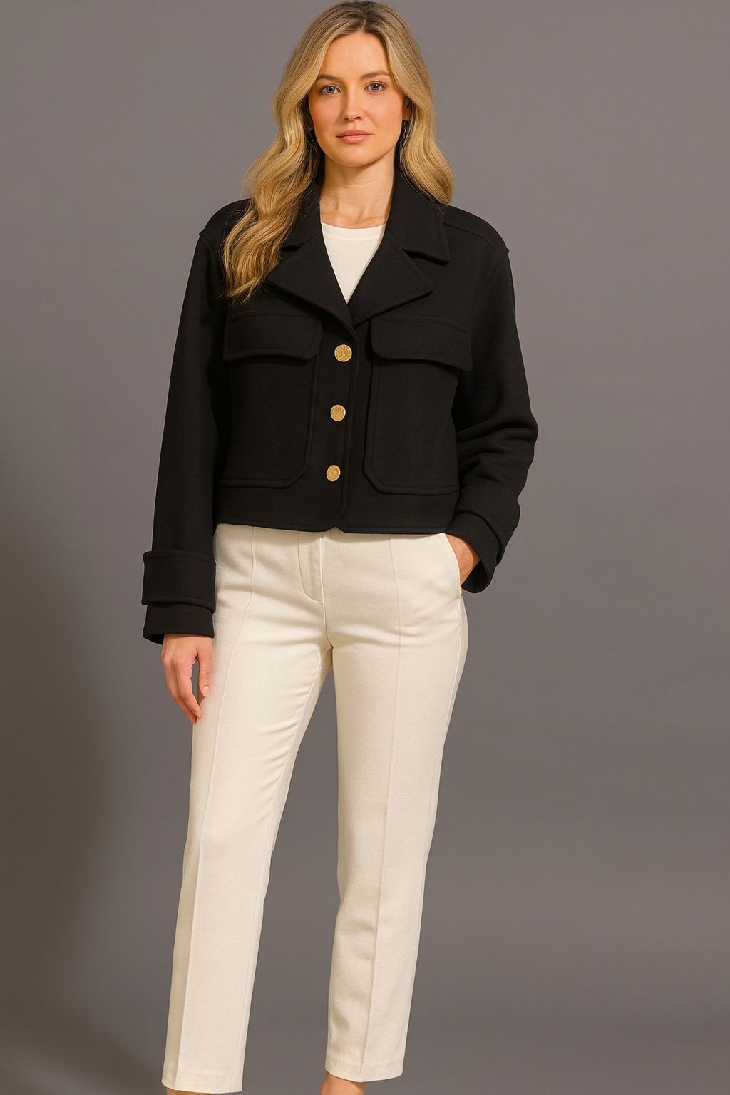 IMG-20251021-WA0019 Broadcloth buttons jacket - Image 1