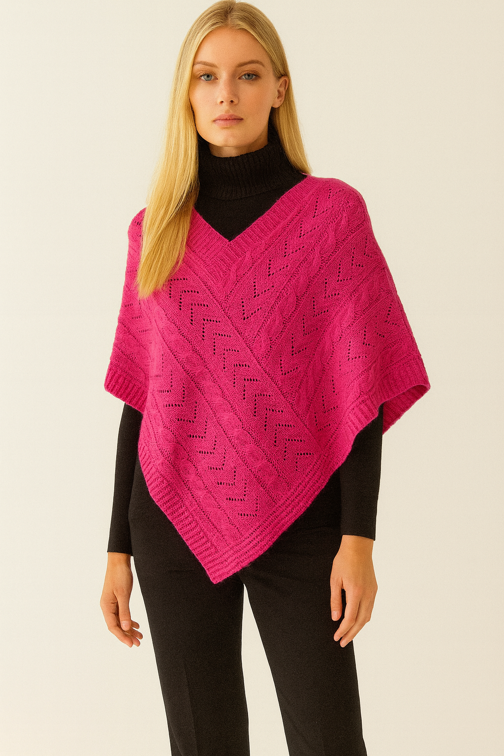ECCD1C18-F956-4D84-9DF8-8E228E94BF10 knitted-Poncho - Image 1